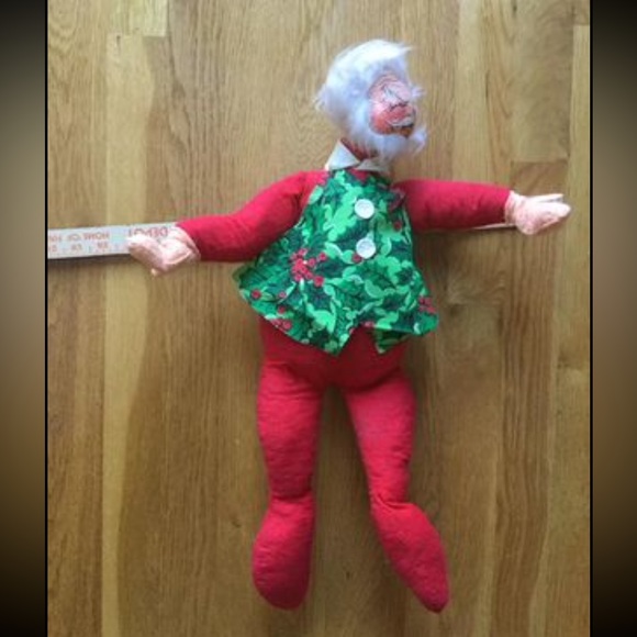 RARE Vintage Mobilitee Annalee Christmas Holiday 20” Santa Claus, Made In USA - Picture 4 of 6